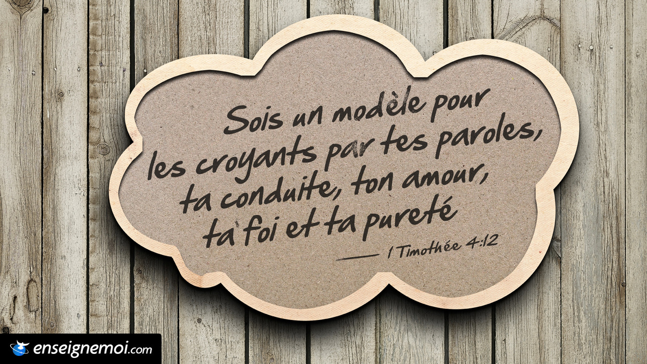 1 Timothée 4:12