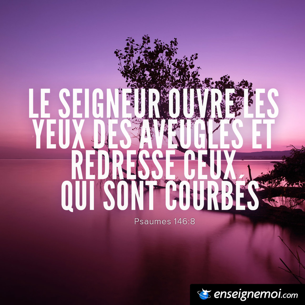 Le verset du jour en image Bible EnseigneMoi