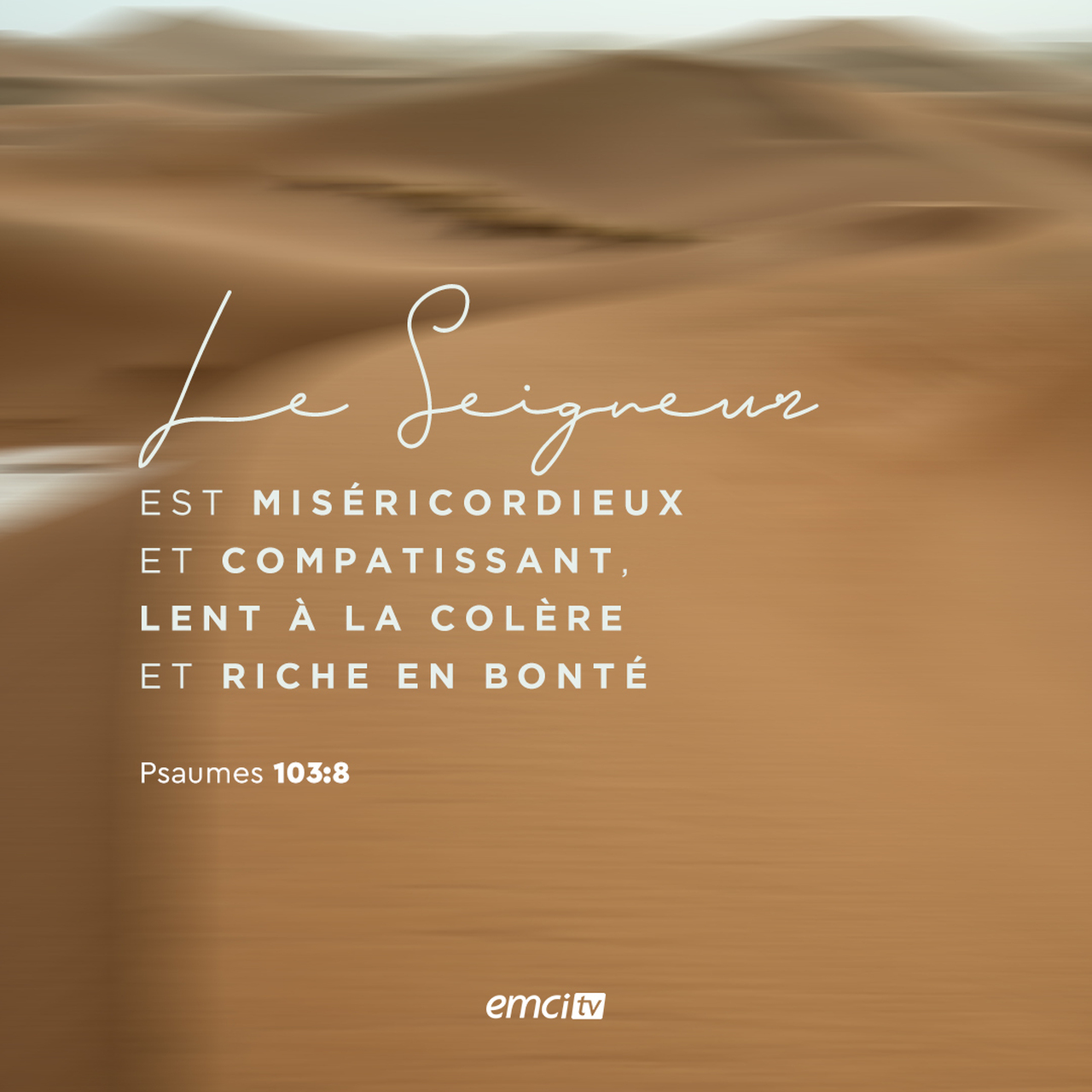 Le verset du jour en image Bible EMCI TV