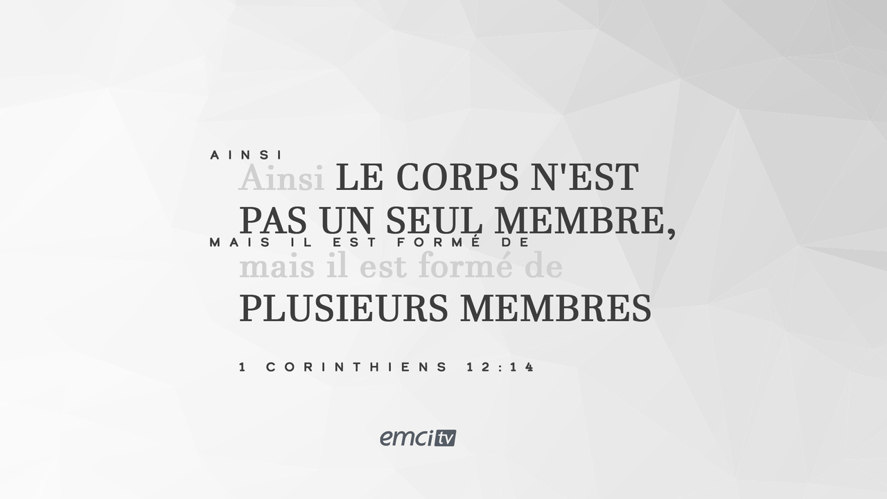 1 Corinthiens 12:14
