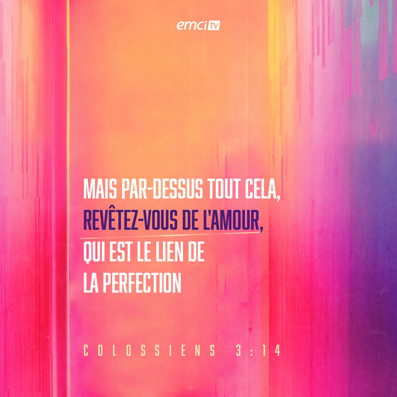 Le Verset Du Jour En Image Emci Tv