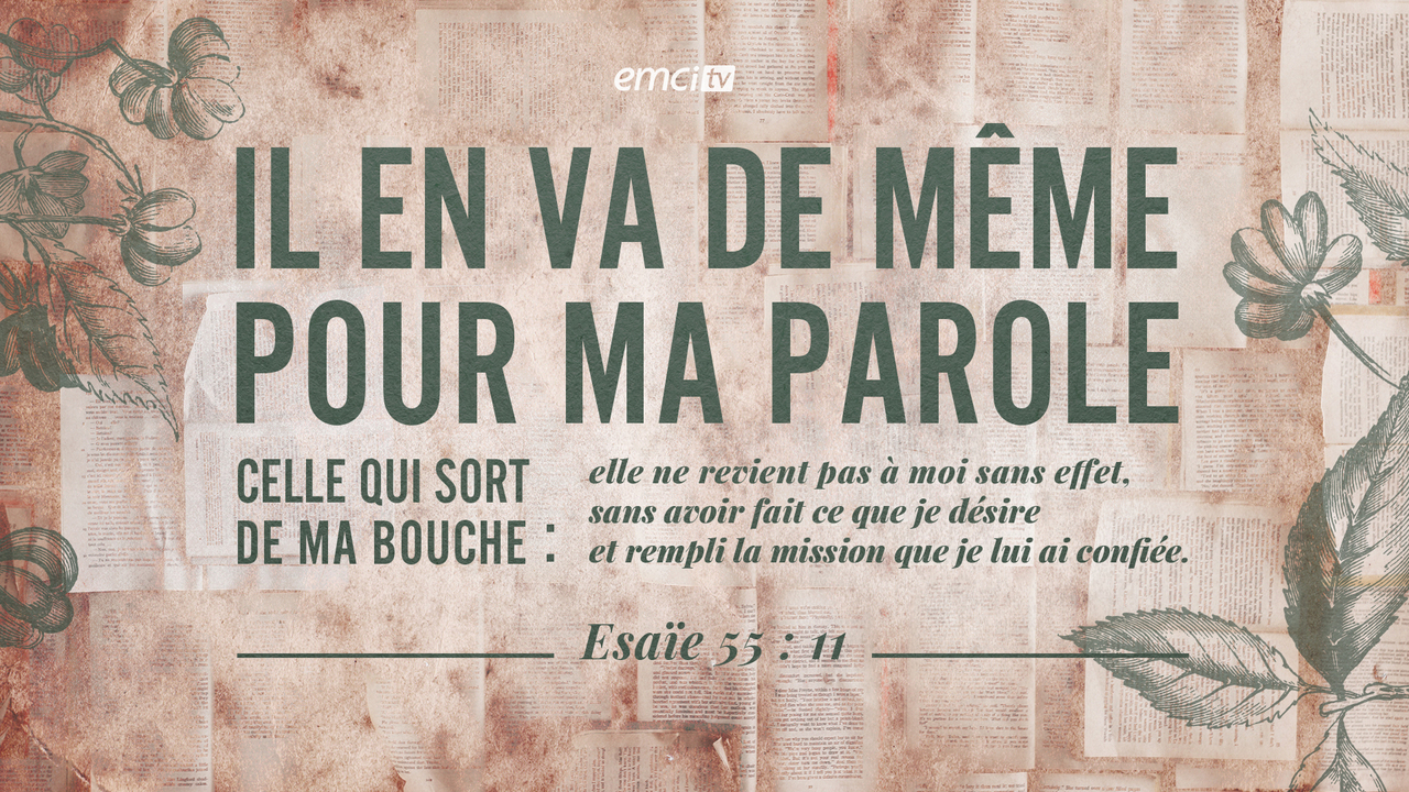 Esaïe 55:11