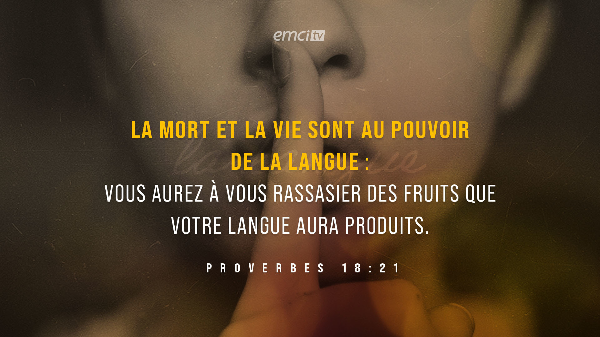 Le Verset Du Jour En Image Emci Tv