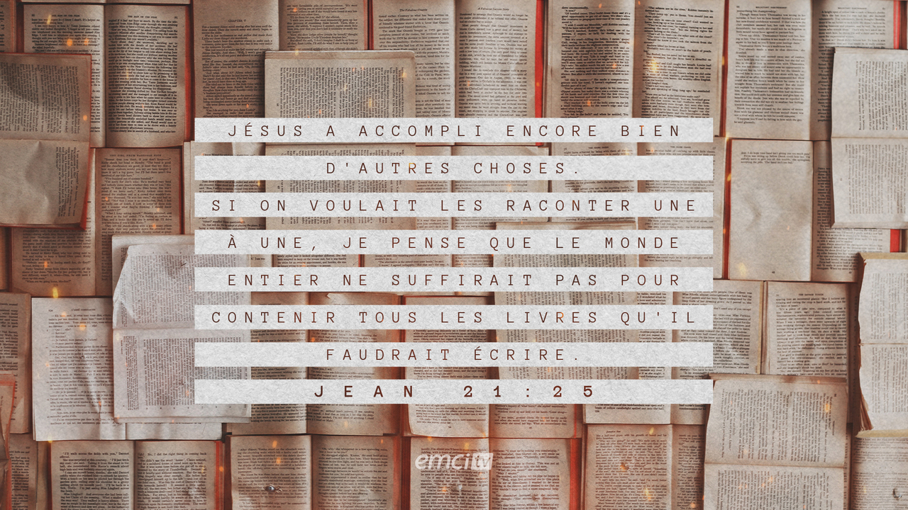 Jean 21:25