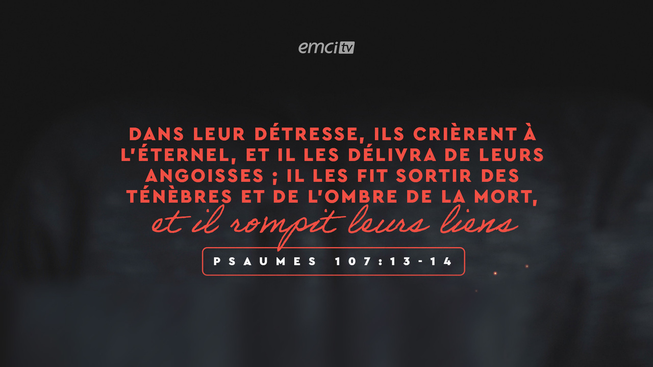 Psaumes 107:13-14
