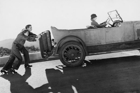 Propulsé vers l'avant