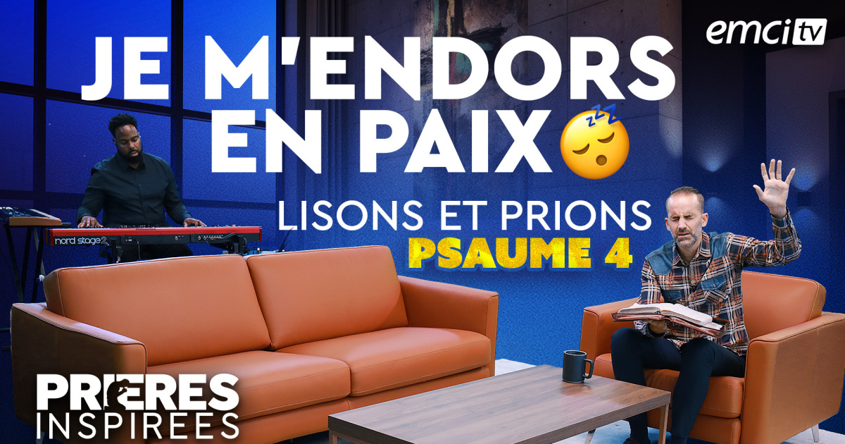 Je Me Couche Et Je M Endors En Paix